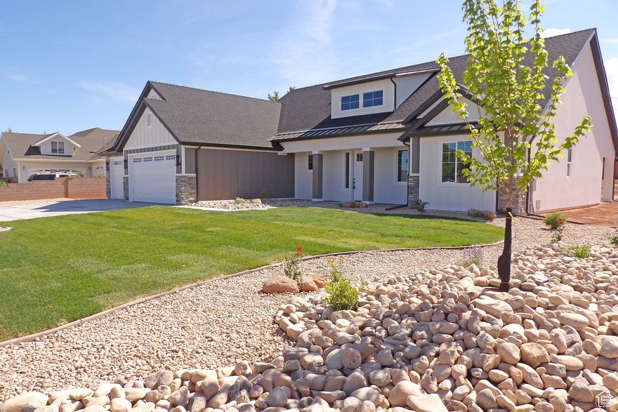 Welcome to your dream home! Nestled on a quiet street in Westview estates, this exquisite new construction home offers single level living at its finest.  With 4 bedrooms, 2 bathrooms spread across an expansive 2,202 square feet, there is plenty of room for everyone.  The farmhouse design adds charm and character to this home.  Enjoy the luxury of the hidden pantry, large walk-in closet, double vanities, nice shower and tub in the master suite and take advantage of the 3-car garage.  The property sits on a generous half acre lot, providing ample space for outdoor activities.  The spacious covered patio is perfect for relaxing or entertaining guests, and partial fencing adds to privacy.  The front yard is professionally landscaped and ready for you to enjoy!