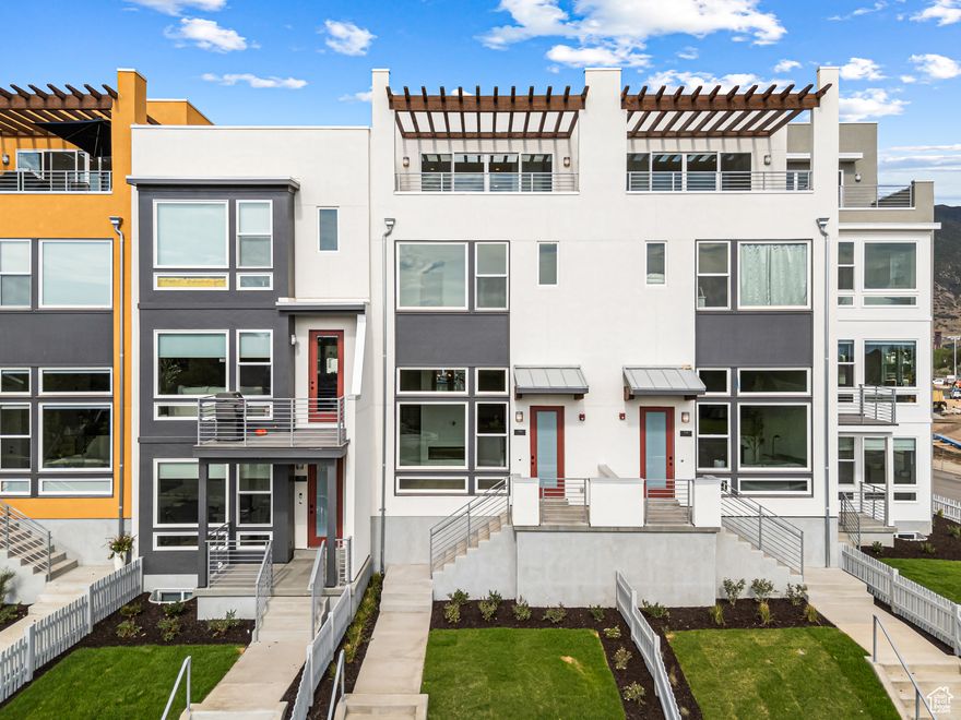 Don't miss this rare opportunity to own a stunning quick move-in home in the highly sought-after Station Park community in Farmington! This beautifully designed residence features spacious living areas, high-end finishes, and a private rooftop deck-perfect for entertaining or enjoying panoramic views of the surrounding mountains and cityscape. Conveniently located just steps from shopping, dining, and commuter access, this home combines luxury, location, and lifestyle.