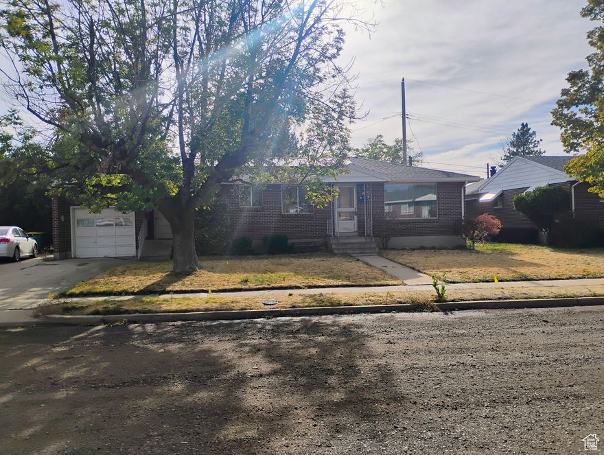 Stunning brick rambler-(short sale). No showings until the open house: Saturday, October 18th, 124 PM. 3 beds, 2 baths, separate basement entrance with kitchenette, newer roof, and solar system, electrical updated at time of solar installation with new meter main and new interior sub panel. Versatile, energy-efficient, and full of potential.  Square footage figures are provided as a courtesy estimate only and were obtained from previous listing.  Buyer is advised to obtain an independent measurement.