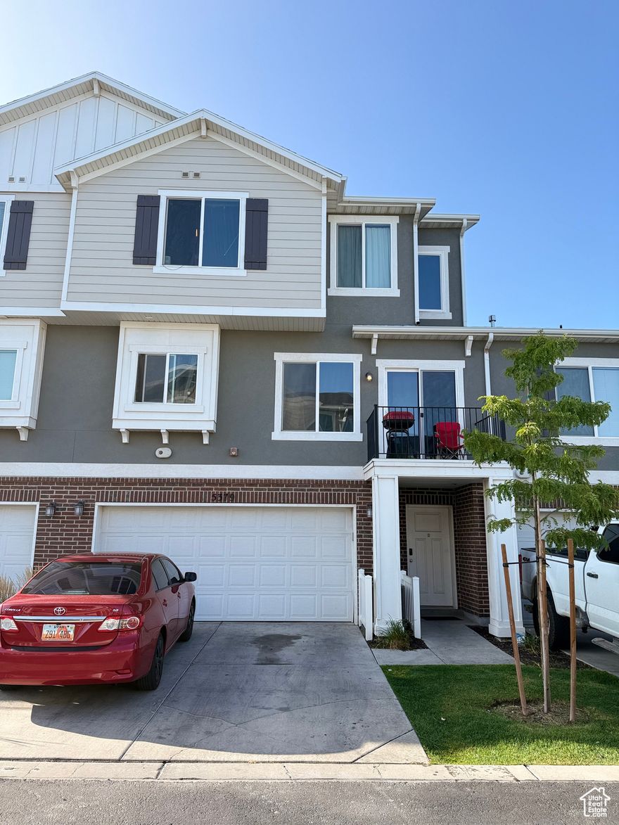 SELLER FINANCING AVAILABLE! Welcome to this well-maintained 3-bedroom, 2.5-bathroom townhome, offering 1,388 sq. ft. of thoughtfully designed living space in the desirable Yosemite subdivision of Herriman. Built in 2018, this home blends modern finishes with a functional layout that's perfect for families, professionals, or anyone who loves to entertain.  The main level features an open floor plan with a spacious living room, dining area, and fully equipped kitchen with ample countertop space for cooking and hosting. Upstairs, the primary suite includes a walk-in closet and en-suite bath, while two additional bedrooms share a full bath.  Additional highlights include a 2-car attached garage, central air, electric forced-air heating, and an open patio for outdoor relaxation. HOA amenities include exterior maintenance, snow removal, playground, and picnic areas.  This home offers convenient access to shopping, dining, schools, and major commuter routes. With its prime location, modern design, and community amenities, this property is an excellent opportunity in Herriman. Buyer to verify all information, including square footage.