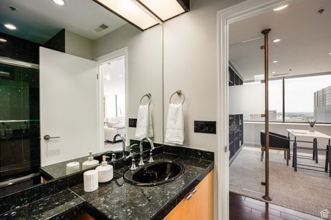 Tiny photo for 44 W 300 S #1207S, Salt Lake City, UT 84101 (MLS # 2110601)