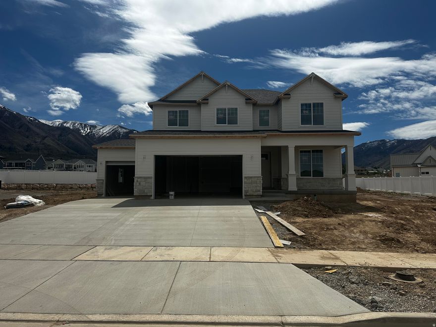 Estimated completion is the end of May! Our popular Aberdeen floorplan in our beautiful Carson Ridge community! This floorplan has an open concept layout, 4 bedrooms, 2.5 bathrooms, a loft and a 3-car garage. The Aberdeen also includes a flex room off the entry, a mudroom and a half bath near garage, as well as walk-in pantry within the kitchen. Upstairs you'll discover a loft space, spacious primary bedroom and bath, convenient upstairs laundry, bedrooms, and a bathroom. An unfinished basement provides potential for additional living space. Estimated completion is the end of May! Seller offering $15k seller credit with using preferred lender!