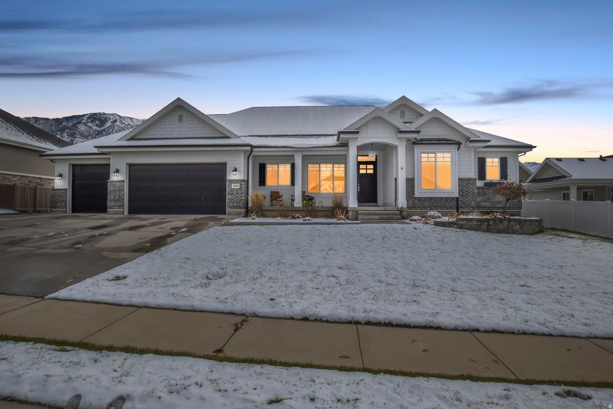 This stunning home in the heart of a highly desirable Salem neighborhood was thoroughly thought through in every way at construction. The kitchen layout, the laundry room space, the master living area, the oversized garage, and attention to detail bring serene comfort, functionality, and the opportunity for beautiful connection. The lot's amazing setting and spacious size in this peaceful community truly make this "home."  All information, figures, and documentation provided as a courtesy, buyer to verify all information.