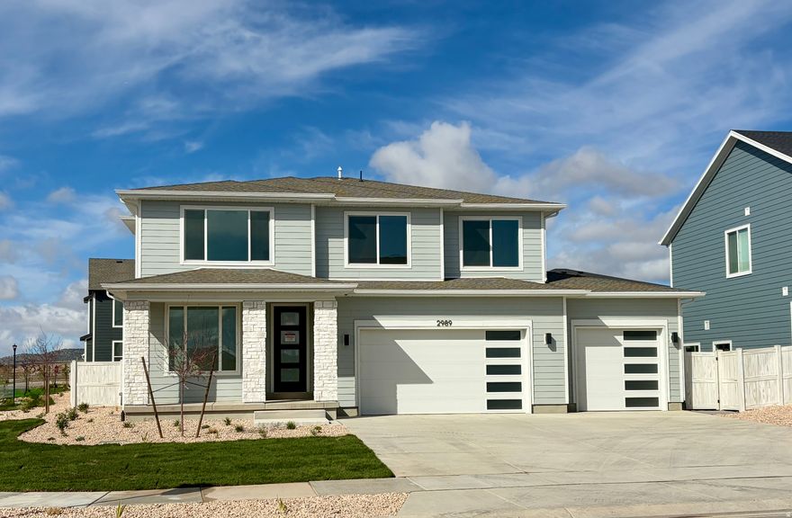 The Snowmass plan offers great value with four bedrooms, two and a half bathrooms, and a flexible space off the entry for an office or living room and a 3rd Car Garage. The open-concept great room includes a dining area, kitchen, and family room, plus a large patio for entertaining. Upstairs, a loft and all four bedrooms make it ideal for families, while a centrally located laundry room adds convenience. The spacious primary bedroom features a walk-through bathroom and a large walk-in closet, creating a private retreat. This home is located in Firefly, the master-planned community built specifically for kids to live life unplugged. Stop fighting over screen time and start reconnecting in an environment engineered to encourage play. Firefly isn't just a neighborhood, it's a 350+ acre network of parks, trails, and amenities designed to inspire adventure and activity. The day you move in, your kids will be enjoying the skate and wheels park, the bike pump track, the downhill mountain bike course, pickleball and basketball courts, neighborhood playgrounds, and miles of trails. Is your child shy? Firefly has the region's only full-time Activities Director curating weekly activities and events for all ages, encouraging families and neighbors to connect in nature. Located in Eagle Mountain, Firefly is an easy commute to the Silicon Slopes, with close proximity to shopping and entertainment. Just 40 miles south of Salt Lake City and 30 miles north of Provo, it's one of Utah County's fastest-growing cities. Book a tour of this beautiful Candlelight home, explore all the amenities, and see for yourself why Firefly is the best place in Utah to raise your kids.