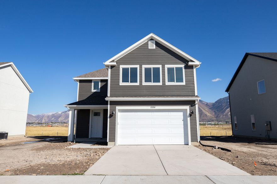 INTEREST RATES STARTING AS LOW AS 4.99% with our preferred lender or $20,000 INCENTIVE towards closing costs, rate buydown, or price reduction regardless of lender! (Talk to agent for conditions.)This is our Must-See New Arrowhead Springs Community in Salem!  This beautiful home was built by Flagship Homes and features 4 bedrooms, 2.5 bathrooms, quartz slab countertops, painted cabinets, laminate flooring on the main level, landscaped front yard, 2 car garage, and backyard (can be landscaped for an additional charge). The primary bedroom has a vaulted ceiling, large walk-in closet, dual sinks, and separate tub and shower! Our Arrowhead Springs community will have a  52-acre park, clubhouses, pools and everything you can think of when it comes to Amenities! This community is close to the Freeway (4 minutes) and is in a beautiful location! Call Seth for more information or stop by our model home at 1074 N 1020 W, Salem, Utah 84653 for a tour. Model home hours: Monday-Saturday 11 AM - 6 PM. Buyers to verify all information. Square footage is from house plans.