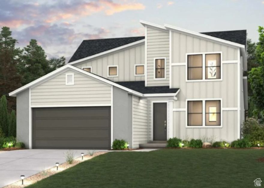 SPECIAL FINANCING AVAILABLE! The Lassen at Pinnacles Reserve takes gold for fantastic design! This modern floor plan showcases an open kitchen that flows into a dining area and a great room-it's the perfect layout for entertaining. The primary suite is conveniently located on the main level, boasting a walk-in closet and a deluxe bath with dual vanities, a walk-in shower, and a soaking tub. Three additional bedrooms upstairs offer walk-in closets rounds out the second floor. Also includes main-floor study and mudroom, and an unfinished lower level. Features 9ft ceilings on the main floor and basement.