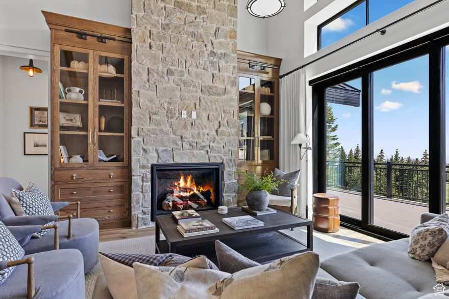 High-performance, mold-conscious, health-focused mountain sanctuary at the base of Brian Head Resort on 1.7 acres with ADU potential. Offered turn-key with curated furnishings and designer finishes, blending luxury with wellness-focused construction. Hard-wired high-speed internet with Wi-Fi capability. Air conditioning included.  Built for durability and indoor air quality with a zero-penetration roof, French drain system, fully adhered water-resistive barrier, AdvanTech subfloor, cement board in wet areas, and 5" slab with vapor barrier. 10" ICF exterior walls, R-58 insulation, and sealed R-60 conditioned attic.  MERV 13+ filtration with rigid metal ducting, water purification system, and metal-sheathed wiring. Radiant heat, climate-controlled gym, and low/zero-VOC finishes throughout. Includes motorized blinds and security system.  New construction designed for longevity, efficiency, and clean living.