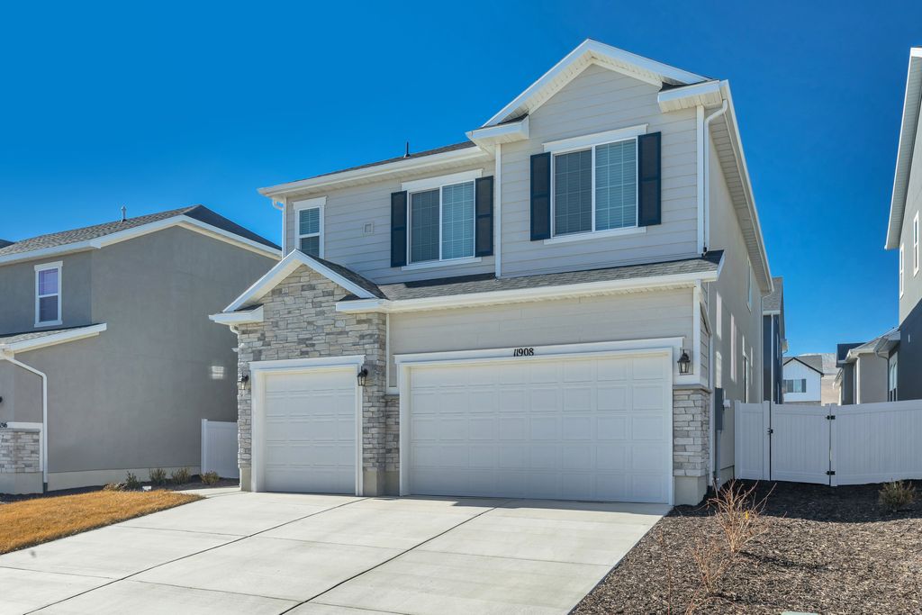 Photo of 11908 S MOUNT MORAN WAY W, Herriman, UT 84096 (MLS # 2136242)