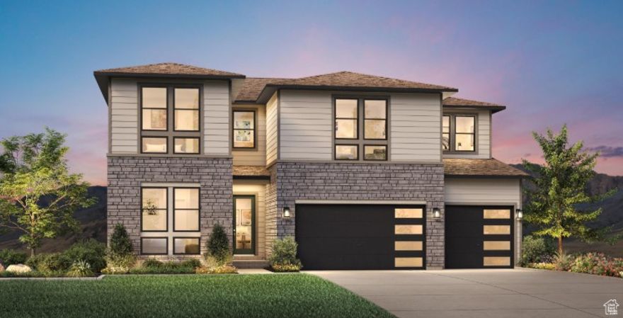 Move-in ready in October! Experience elevated living in this luxurious Tuscarora home design, showcasing a 3-car garage with EV charging pre-wire and room for additional parking. The chef-inspired gourmet kitchen features an oversized island, walk-in pantry, stacked 10' white cabinetry, double ovens, and a gas cooktop-perfect for both everyday living and entertaining. Modern brass plumbing fixtures add a designer touch, while the spa-like primary suite boasts a 6' soaking tub. With 4 full bathrooms,  3 of them en-suites, this home offers ultimate comfort and privacy for everyone. Soaring 20' ceilings in the family room highlight a stunning fireplace wall with a floating mantle, creating a warm and inviting atmosphere. Estimated completion: October Don't miss your chance to make this exceptional home yours.