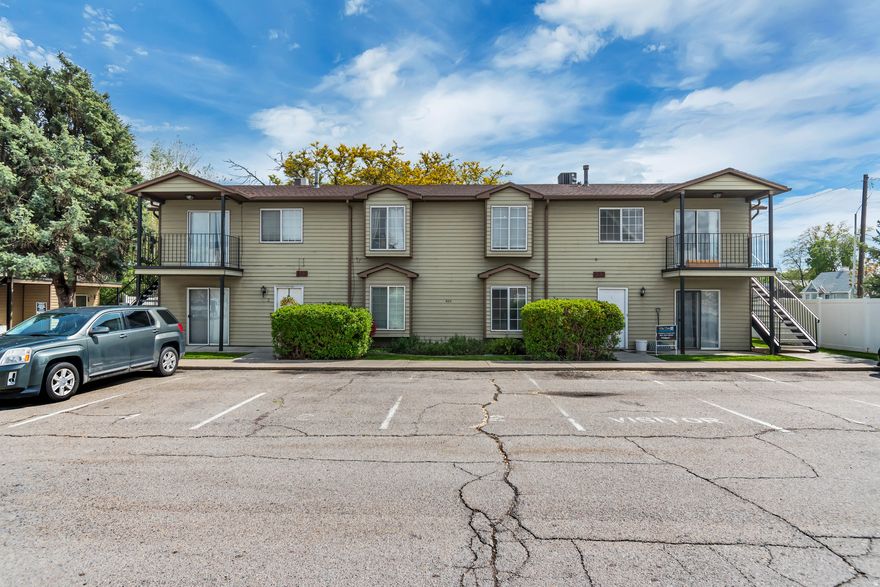 This well maintained main level condo in Provo offers comfortable living with convenient access to nearby Universities and a walk out yard. Inside you'll find an updated kitchen with soft close cabinets. Newer A/C, fresh paint, new carpets, original hardwood floors all in great condition. Don't miss this!   Square footage figures are provided as a courtesy estimate only and were obtained from County records .  Buyer is advised to obtain an independent measurement.