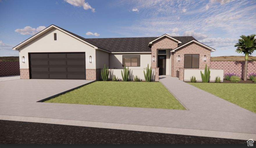 Introducing a stunning new home in the prestigious Heights Subdivision - estimated completion January 2026! This thoughtfully designed 3-bedroom, 2-bathroom home offers breathtaking red rock mountain views, a spacious 2-car garage, and RV parking for all your toys. The gourmet kitchen will include custom white cabinetry, quartz countertops, and stainless-steel oven range and dishwasher, perfect for cooking, baking, and entertaining. Upgraded lighting fixtures highlight the abundant natural light, while durable LVP flooring flows through the main living areas and cozy carpet creates comfort in the bedrooms. The vaulted primary suite is a true retreat, with windows framing gorgeous views and a luxurious ensuite featuring dual vanities, a designer shower, and a relaxing soaker tub.  Outside, the fully landscaped yard with fencing provides a private oasis for family, pets, and gatherings. Nestled at a 5,000 ft elevation, this home is surrounded by stunning terrain and a favorable climate. Located just off the edge of town, you'll be close to riding and hiking trails, 5 National Parks, Sand Dunes, and within a short drive to Lake Powell (90 minutes), the Grand Canyon (60 minutes), Zion (45 minutes), Kanab (30 minutes), and St. George (40 minutes). Make this extraordinary home yours today. Call today if you'd like to upgrade any options before it's completed!