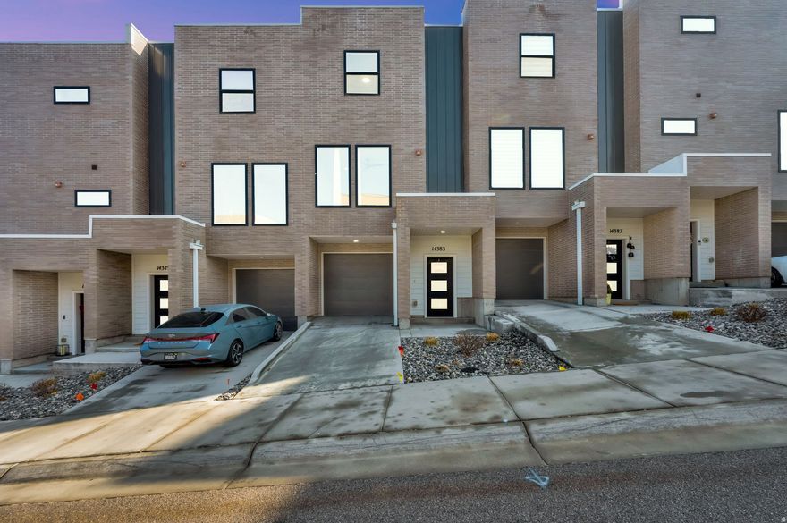 This beautiful and modern middle unit townhome on the east bench has a great layout especially for those who work from home; featuring a bedroom/office and fully bath on the main level with a beautifully open concept on the main level. The upstairs bathrooms both have their own bathrooms and walk in closets. Come take a look at this great home! Seller Financing may be considered.