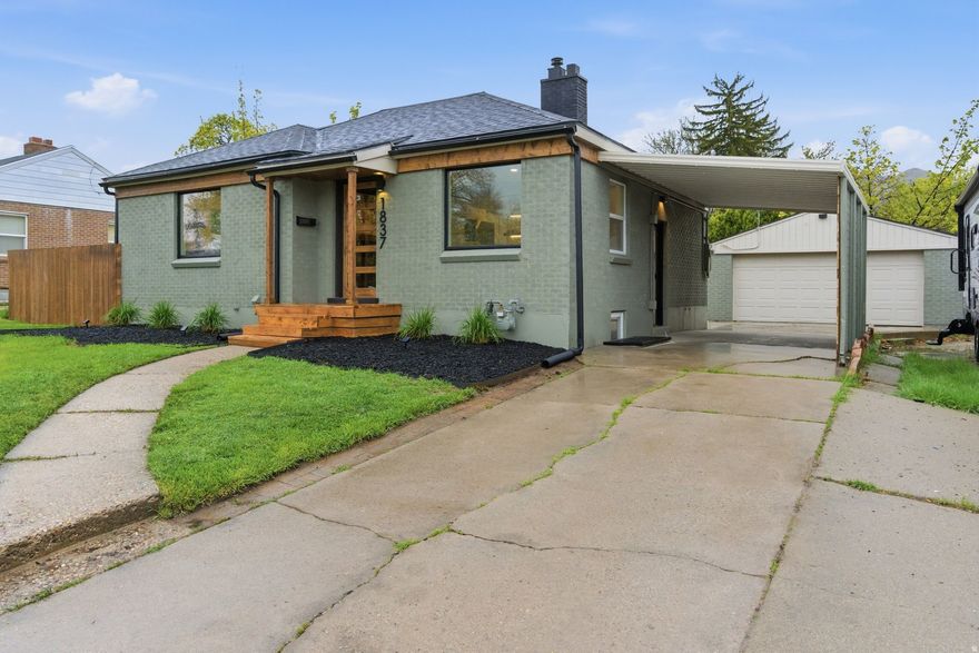 Stunningly Remodeled Mid-Century Modern Gem in the Heart of Sugarhouse. Located in Salt Lake City's highly coveted Sugarhouse neighborhood, this designer-led masterpiece offers 3 bedrooms and 2.5 bathrooms of sophisticated living. The open-concept layout is drenched in natural light and perfectly situated within walking distance of top-rated schools, vibrant dining, and the iconic Sugar House Park. Beyond the aesthetics, this home offers complete peace of mind with significant "behind-the-walls" investments, including a brand-new roof, all new windows, and fully updated plumbing, electrical, and HVAC systems. The showstopper is the expansive primary suite, featuring a rare spa-inspired bathroom with a separate soaking tub and glass shower. Complete with a dedicated laundry room, an oversized garage plus carport, and a private covered patio for year-round entertaining, this home delivers unmatched luxury and utility in Salt Lake's most sought-after zip code.