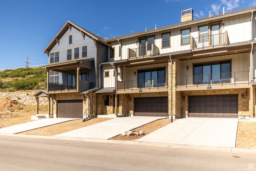 Welcome to your brand new construction townhome featuring 3 bedrooms and 2.5 bathrooms, ideally located just 6 minutes from the new East Village at Deer Valley and 10 minutes from historic Park City. During Summer, hop on a local trail and enjoy the serene scenery. Take a quick stroll down to the Jordanelle Reservoir to cool down after a mountain bike trail ride. Quickly access the Jordanelle Parkway for a short drive to the East Village of Deer Valley to secure your first tracks come Winter time. Enjoy the best of both worlds-easy access to local amenities and outdoor adventure, with the tranquility of a private mountain retreat. The specific features, floor plans, square footage, dimensions and design elements in the home are subject to change or substitution at the discretion of the Seller until such time as a final purchase contract is entered into between a buyer and seller. The photos are of a different house with different finishes, but is the same floor plan. Give us a call today to schedule your appointment!