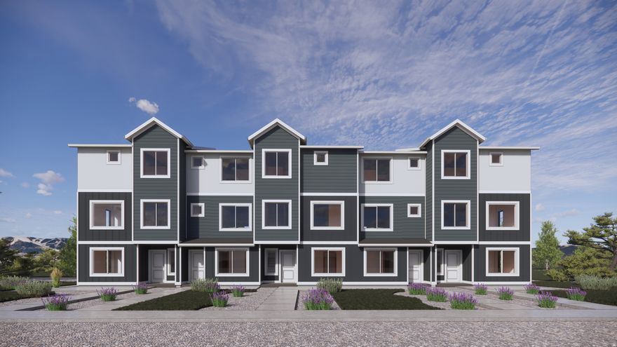 BRAND NEW COMMUNITY! GREAT INCENTIVES! Estimated completion JULY. Discover the perfect blend of convenience and comfort in this new townhome! Boasting 4 bedrooms, 3 bathrooms, and a 2-car garage, HUGE kitchen living dining with 9ft ceilings. This home has great mountain views, parks but also offers quick access to a variety of restaurants, shopping, and the freeway  all within a 5-minute drive. Your ideal home, perfectly situated for a vibrant lifestyle! Ask me about our Generous Home Warranties, Active Radon Mitigation System, and Smart Home Package which are all included. *No representation or warranties are made regarding school districts and assignments; conduct your own investigation regarding current/future school boundaries. Photos may or may not be of actual home. Buyers to verify colors, materials, and options. Square footage figures are provided as a courtesy estimate only and were obtained from building plans. ***Sales Center Hours: Open Monday, Tuesday, Thursday, Friday, and Saturday from 11:00 a.m. - 6:00 p.m. Wednesday from 1:00 p.m. - 6:00 p.m. Closed Sundays. Call for an appointment!