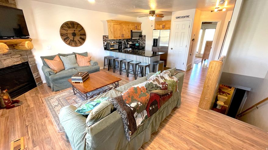 Best location in Bear Hollow with stunning mountain and valley views, close to the clubhouse with pool, hot tub, and game room!  Enjoy your Eden condo year-round with golfing, 3 ski resorts, Pineview Reservoir, fishing, boating, trail hiking, mountain biking, snow tubing and more.  Comes fully furnished, and it's approved for nightly and long-term rentals.