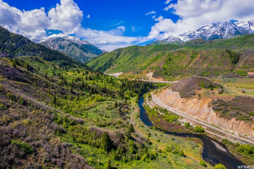 Provo Canyon 5.75 acre, river-front parcel with stunning mountain and canyon views! Rarely available, you must see this wonderful, scenic area of Provo Canyon to fully appreciate it's beauty and splendor. Privacy is secured with a gated access where you'll enjoy world-class, blue ribbon fly fishing from your front yard on one of the most famous and coveted fly fishing locations along the Lower Provo River. Combine this with the Heber Valley Railroad(better known as the Heber "Creeper") and the upcoming Provo Canyon Trail and you have the ultimate weekend getaway or year round recreational home. 5 minutes to Sundance ski resort and 35 minutes to Park City and the Vail-Park City and Deer Valley ski resorts. 10 minutes to Heber City, 15 minutes to Provo, 30 minutes Park City and 50 minutes to the Salt Lake City Airport. Pre-existing lot of record for 1 residence with the majority of the acreage in "greenbelt", securing a very low tax rate. *Perc'd for septic. Power hook-up borders the property.