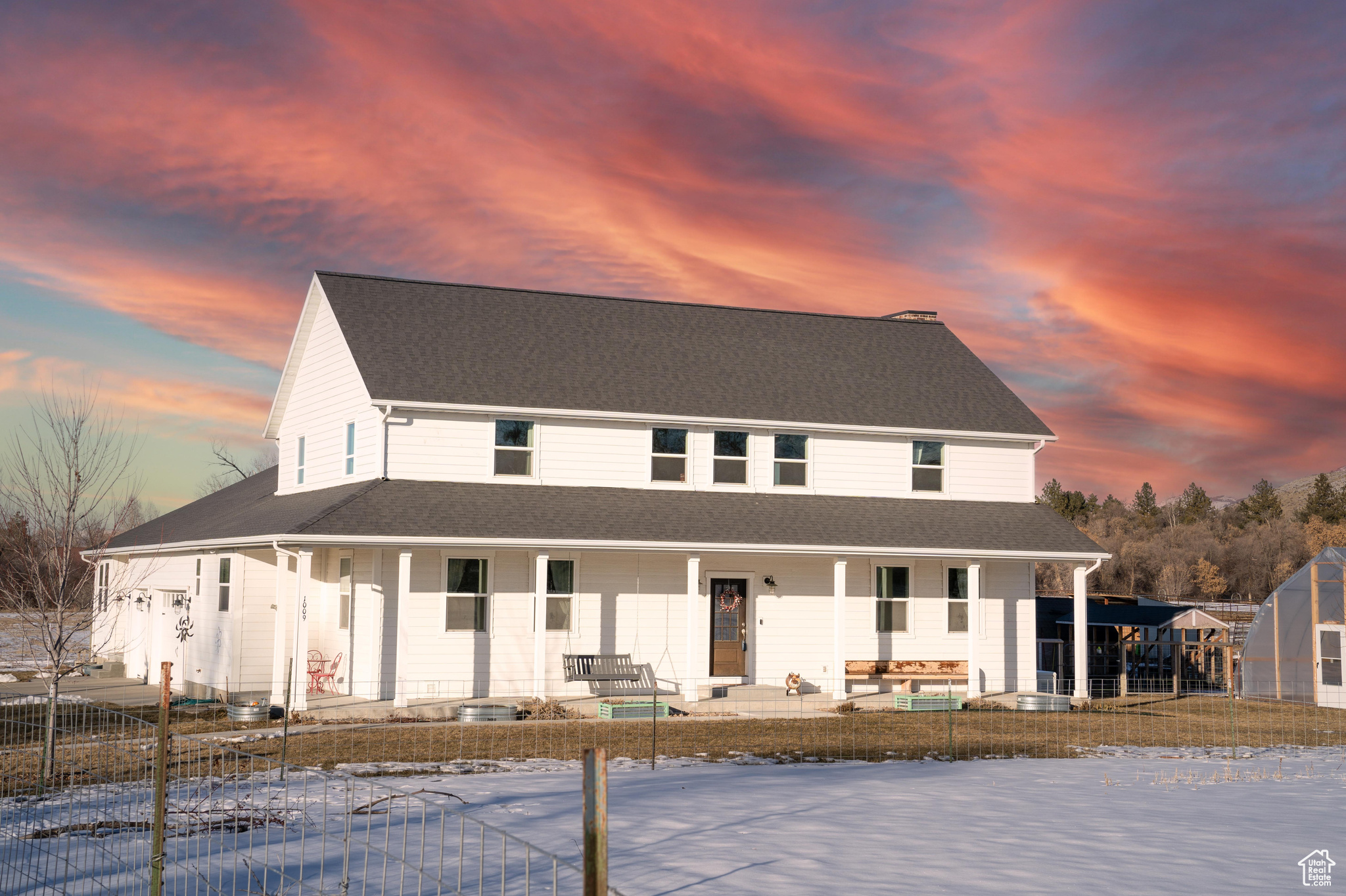 This is what dreams are made of! This quaint and charming farm house on 3.18 acres of land with the perfect ADU is ready to be yours. Built in 2018, this 5 bedroom and 3 bath home still feels brand new! You'll love the many features this property has to offer including granite countertops, beautiful LVP flooring, hidden pantry, theater room, and master bedroom on the main floor. The exterior boasts a 20x28 greenhouse, 24x35 shop with loft, generator, and 2 shares of water irrigation for those beautiful 3 acres of land. Bring your horses and/or add the many fun farm animals that can be included with the purchase of this one of a kind dream home! The ADU acts as a separate living area giving the perfect opportunity for additional income. Don't miss out on this amazing opportunity of country living with all the modern conveniences! Cove is only 20 minutes north of Logan and 10 min from Cherry Peak Ski Resort.