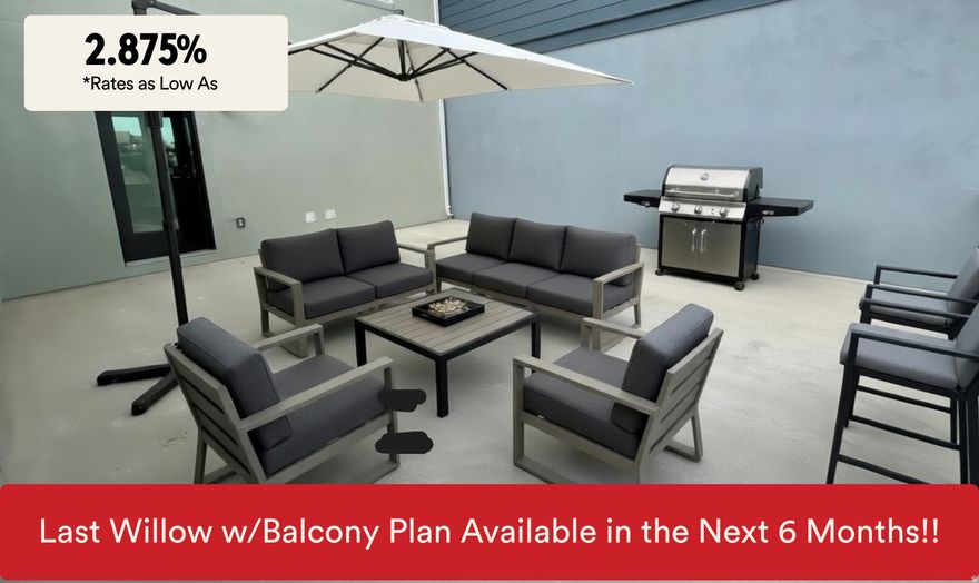 Your chance at the coveted Willow with Balcony floor plan! One of the best floorplans available to host indoor and outdoor entertainment. Plus preferred lender incentives make this too hard to pass up.  Near Daybreak's newest amenity, the Watercourse. All the finishes you are looking for! Upgrades including Stainless Steel Appliances, Quartz Countertops, Walk-in Closet, and more! Hurry before this one is gone. HUGE Lender Incentives, call for details! Daybreak amenities include, Pools, Gym, Parks, Downtown Daybreak, Bees Stadium, Trax, Restaurants & More! Finished Photos of a finished similar unit. Aug Estimated Completion. Buyer and buyers agent to verify all information. RE taxes not yet assessed