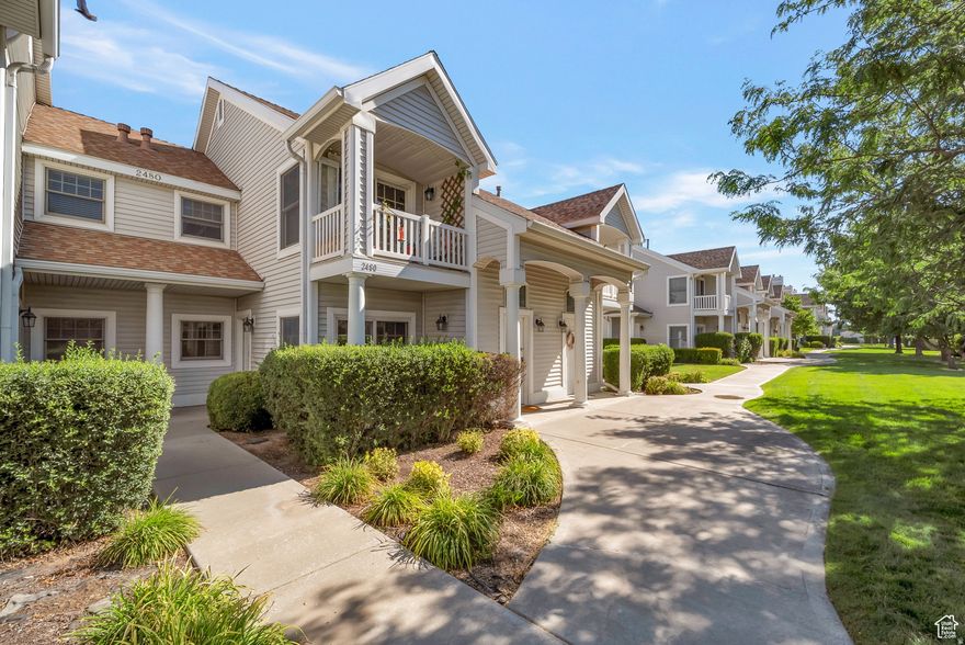 One of the least expensive properties with a garage in Utah County! Discover the perfect blend of functionality and comfort in this well-maintained, spacious 1-bedroom, 1-bathroom main-level condo. - Attached 1-car garage for secure parking and extra storage - Corian countertops and a gas stove/oven for the home chef - Central vacuum system for effortless cleaning - Reverse osmosis water treatment + water softener for high-quality water throughout - Dedicated laundry room with washer & dryer included - Spacious walk-in closet and tons of storage throughout Whether you're starting out, simplifying, or investing, this condo delivers comfort, convenience, and value-all on one easy-access level. If pool access is wanted, can pay other HOA in complex (Brookline) $150 per season, and rent out clubhouse at $25 per use with $100 refundable deposit.