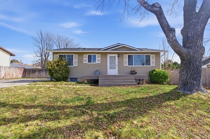 Charming 4-bedroom, 2-bath rambler in a great American Fork location just minutes from downtown. Enjoy comfortable single-level living with a functional layout and plenty of space. The large yard features beautiful mature trees, offering shade, privacy, and room to relax or entertain. Close to shops, dining, parks, and commuter routes. Don't forget about the paid off solar system to lower that power bill!!