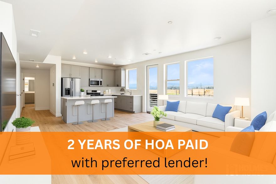 2 Years of HOA Paid by Seller* | Modern condo across from Downtown Daybreak. Walk to shops, dining, parks, & entertainment. Open floor plan with natural light & contemporary finishes. Next to UTA TRAX Red Line. Visit sales office at 5263 W Reventon.