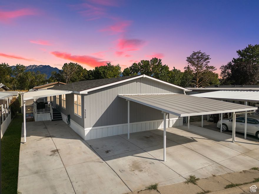 This 2021 home offers modern living in a welcoming community. Step inside to a large open floor plan designed for both comfort and entertaining. With three separate entrances, including a convenient mud/laundry room, the layout provides flexibility and functionality for everyday living. This home features updated finishes and new appliances, making it move-in ready. Outside, you'll find four dedicated parking spaces, a large storage shed, and a covered patio perfect for relaxing or gathering with friends. Whether you're enjoying the open living space, extra storage, or the outdoor setup, this home delivers both style and practicality.