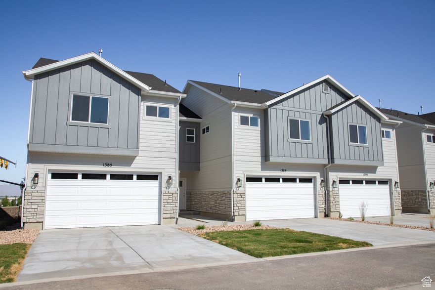 AMAZING $10,000 INCENTIVE towards closing costs, rate buydown, or price reduction regardless of lender! Plus, this home qualifies for Utah's First-Time Homebuyer Program giving you AN ADDITIONAL $20,000 for down payment, closing cots, or interest rate buy down! These homes are move-in ready! These beautiful townhomes built by Flagship Homes feature 3 bedrooms, 2.5 bathrooms, quartz countertops, laminate flooring throughout the main level, beautiful cabinets, 2 car garage, and a backyard with grass and a patio. The primary bedroom has a walk-in closet and dual sinks with a separate tub/shower. Great location close to shopping, restaurants, and I-15. Call the agent for more information or stop by our model home at 1379 North 1810 East, Spanish Fork, UT for a tour. Model home hours: Monday-Saturday 11 AM - 6 PM. Buyers to verify all information. Square footage is from house plans.