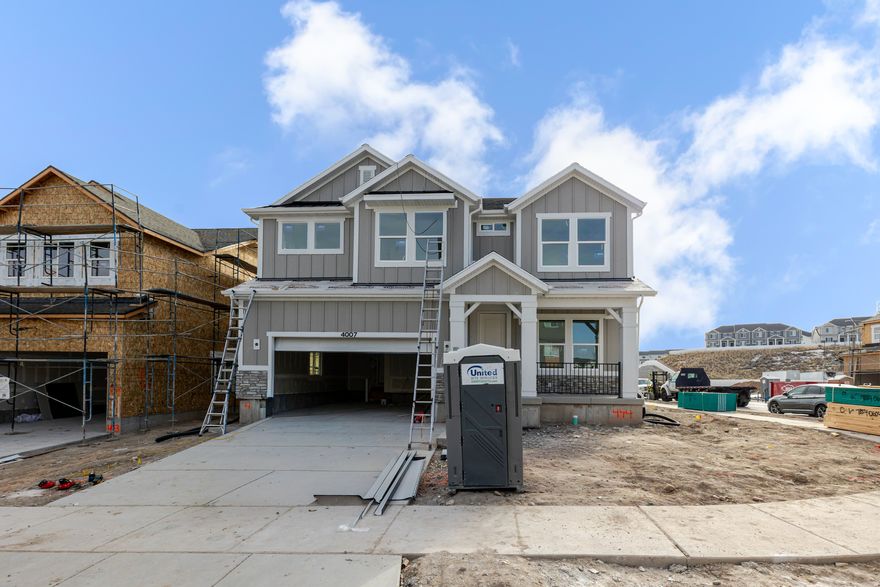 Welcome to your brand-new single-family home at River Point - where modern design meets comfort and functionality. With an open-concept layout perfect for everyday living and entertaining, this thoughtfully designed space offers both style and convenience. Enjoy the privacy of your own home while staying close to everything Lehi has to offer. As part of this vibrant new community, you'll love amenities like a clubhouse with a gym, a spacious pool, and a playground. Reach out today to learn more or schedule your visit! (PEYTON LOT 444)