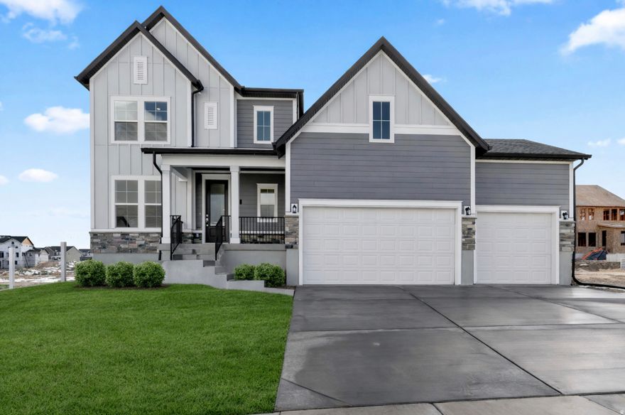 Welcome to the Brailsford! A brand-new plan available at Brixton Park! This home features our signature 9ft ceilings both upstairs and on the main floor, 4 bedrooms for your growing family, and 130sq ft of expansive windows and natural light pouring into your open-concept main living area. *Financing Incentive available with use of Preferred Lender - call agent for details.*