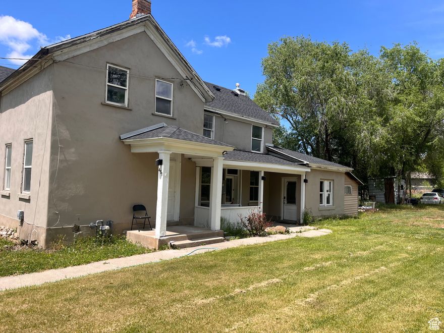 Charming 3-Bedroom Duplex with Majestic Mountain Views in Pleasant Grove, Utah! Discover this unique 1,400 sq. ft. property built in 1894, sitting on a generous 0.35-acre lot. This conforming duplex offers three bedrooms and one full bath. Recently updated with a new electrical panel, new roofing, fresh paint, new carpet, and a modernized kitchen with new appliances, this home is move-in ready. Located in a tree-lined, established neighborhood, you can enjoy stunning mountain views right from your property. There is potential to build an accessory apartment ( ADU) pending city planner approval. Embrace the charm and character of this historic home with plenty of room for your vision! Contact Kitty Palazzola for more details. Square footage figures are provided as a courtesy estimate only and were obtained from County Records. Buyer to verify ALL.