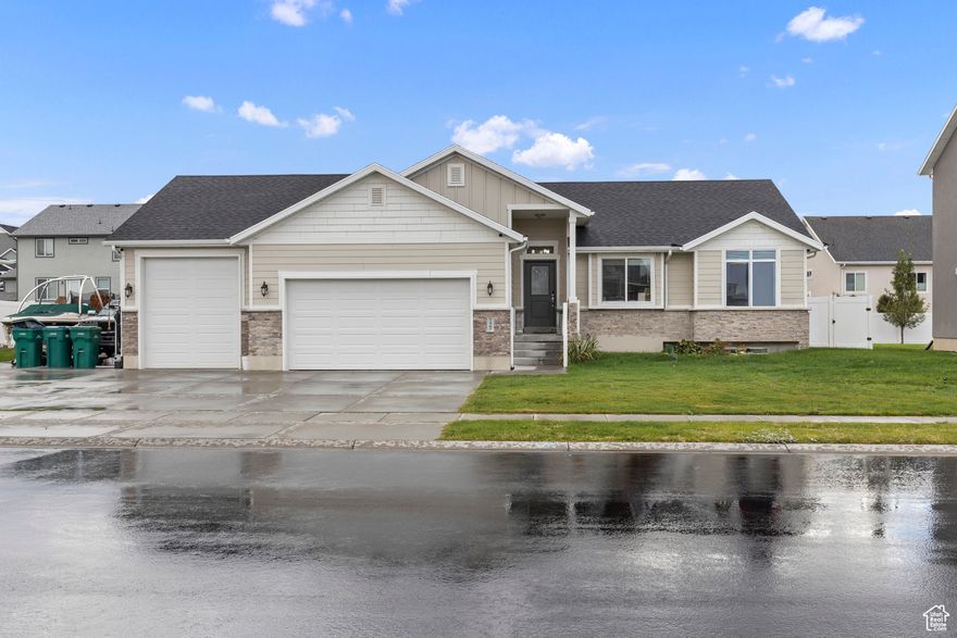"Welcome to 2467 W 3375 S in West Haven  a spacious and beautifully maintained 6-bedroom, 3-bath home offering over 3,000 sq ft of comfortable living space. Built in 2019, this home feels like new, and the recently finished basement adds even more room for family, guests, or entertaining. (Just a few minor cosmetic updates are needed downstairs to make it your own.)  The open-concept main floor features a bright kitchen with modern finishes, dining space, and a cozy living room perfect for gatherings. The 3-stall garage plus RV pad provide all the parking and storage you could want. Outside, enjoy a huge fully fenced backyard, ideal for kids, pets, BBQs, and more.  With plenty of room to spread out and thoughtful updates throughout, this home is move-in ready. Don't miss your chance to own one of West Haven's best values-it's no trick, just a real treat!"