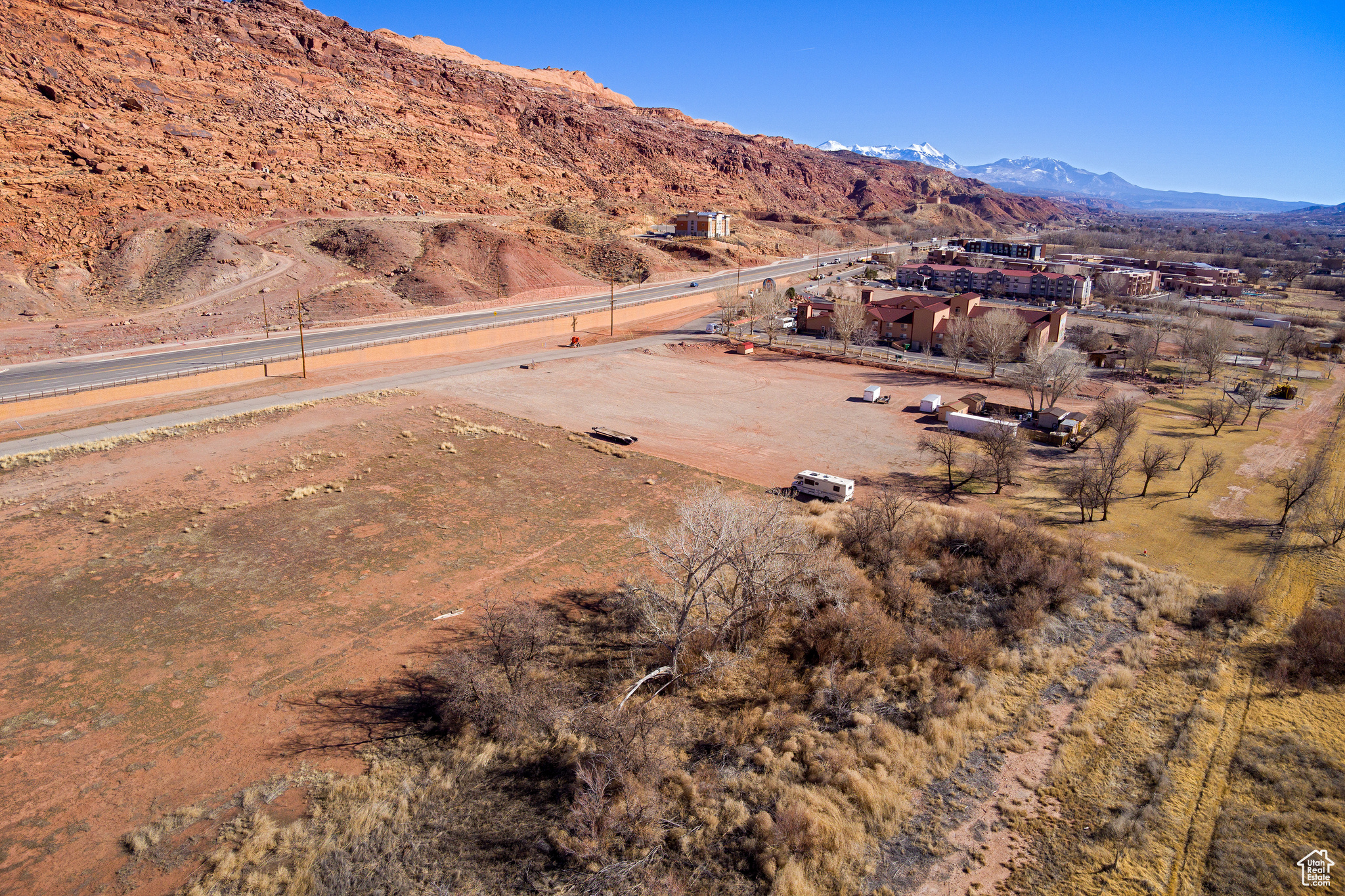 "GATEWAY TO MOAB" development opportunity!  Have your business seen FIRST by visitors as they drive in to Moab.  This 2.39 acre parcel, zoned Resort Commercial, is located just south of the Colorado River bridge on the west side of highway 191.