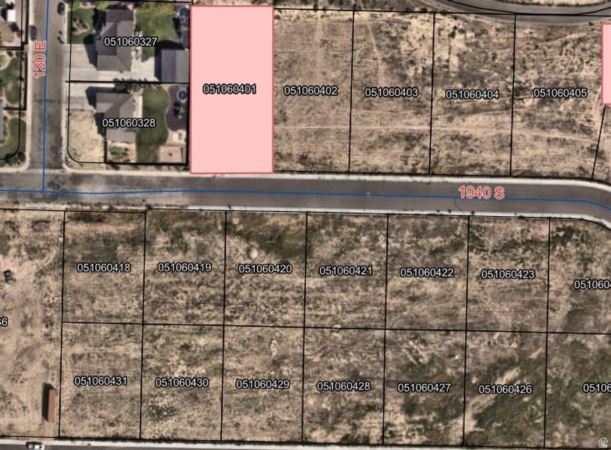 Lot 1 of Basin Acres Subdivision. Bring your own builder! There is an Ashley Valley Water connection allocated to the lot. Buyer will need to pay to connect water, sewer, gas, and power. New subdivision close to amenities. Information provided as a courtesy, buyer to verify all information.
