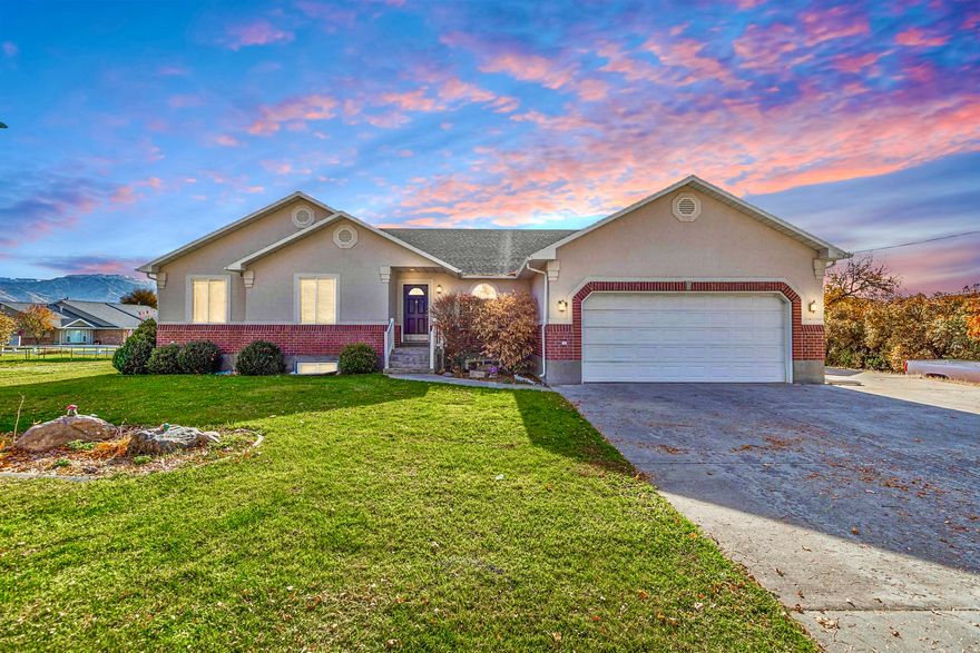 SELLER IS OFFERING $5,000 toward CLOSING COSTS when you use our preferred lender!     Beautiful RAMBLER / ONE-LEVEL LIVING home with SOLAR PANELS, 6 BEDROOMS, an INSULATED GARAGE, RV PARKING, and a whole lot of NEW!     NEW CARPET throughout installed in 2024.     NEW REFRIGERATOR, NEW WASHER & DRYER, NEW DISHWASHER, and NEW WATER HEATER all installed in 20222023.     The SOLAR PANELS help keep your electricity bill low all year long    The INSULATED, OVERSIZED GARAGE ensures stored items do not freeze during the winter.     With 6 Bedrooms, 3.5 Bathrooms, 2 Family Rooms, and a Bonus Office, there is plenty of space for relaxing, working, and gathering.     Enjoy stunning MOUNTAIN VIEWS right from your home.     The LOCATION is unbeatable - tucked on a quiet, peaceful street, you'll be enjoying your own oasis while still being less than a 5-minute drive to Schools, Parks, Grocery Stores, Restaurants, and the Smithfield Rec Center.   This is the home you've been searching for - come see it today!   Photos are virtually staged. Information and measurements are provided as a courtesy. Buyer is advised to obtain their own measurements and verify all information.