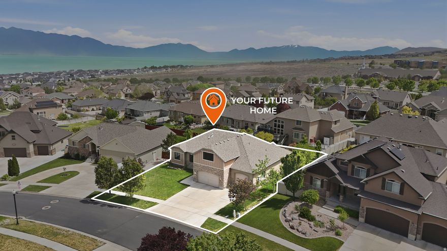 Experience refined lakeside living in this exceptional custom home, ideally situated to capture breathtaking lake and mountain views in one of the area's premier locations. The beautifully maintained backyard offers a peaceful retreat with mature fruit trees, lush landscaping, and plenty of space for relaxing or entertaining outdoors. Inside, the expansive living area is designed with gatherings in mind, offering an open and inviting setting for entertaining. Thoughtful recent updates include fresh interior paint, new carpeting, updated lighting, and new windows throughout. The versatile lower level provides endless possibilities and can function as a private guest quarters, multigenerational living space, or potential income-producing apartment. An oversized driveway allows room for additional vehicles, RV parking, or a boat, alongside a spacious three-car garage. Residents also enjoy access to outstanding HOA amenities including a clubhouse, fitness center, swimming pool, and playground-creating the perfect blend of comfort, convenience, and lifestyle