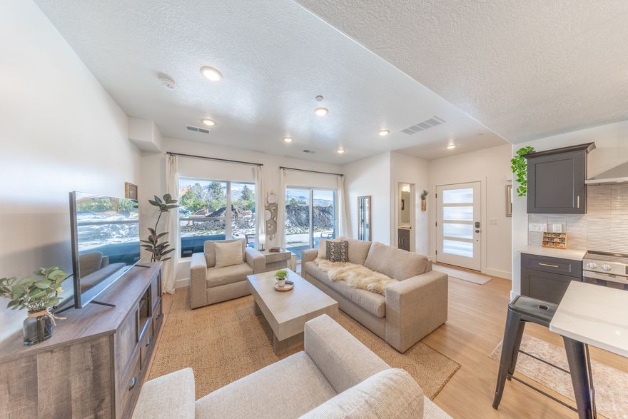 Turnkey, FULLY stocked, decorated & furnished cash flowing AirBnB. Has excellent reviews. Brand new everything. Located near snow basin ski resort, Pineview reservoir, Powder Mountain & Nordic Valley ski resorts, Causey reservoir, and so much hiking, biking and rock climbing. Includes ski racks in the  oversized garage and a private hot tub on the patio. Great place to live or invest, the seller found dream property and are selling all of their investments to make their dream come true. (property can be bundled with the adjacent unit for special price- contact agent for details). Will be in a 1031 exchange that is prepared and ready to go. Taxes are based on non owner occupant and were not assessed by the county yet.  Owner occupant would be significantly lower.