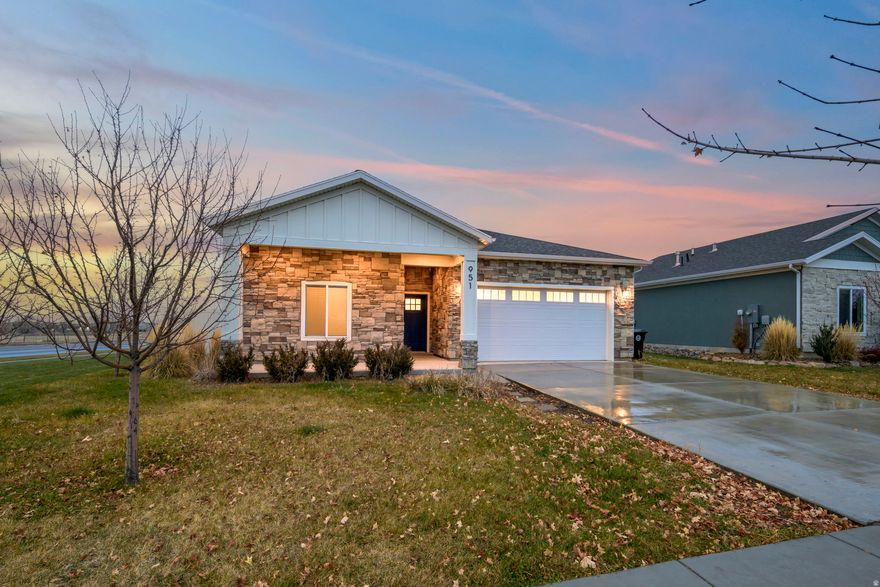 Beautiful main level living with a nice spacious yard. Enjoy the summer nights on your covered patio. Gate opens to community playground steps from the backyard. Gourmet kitchen with double ovens, tall ceilings throughout! Fridge, washer, dryer all will stay. This home has been well cared for and is ready for a new owner. Community offers walking trails, open space and shopping areas are not far. These homes do not come available very often so don't wait. Super easy to show. Seller to provide up to $10,000 to be used for interest rate buydown or closing cots etc.