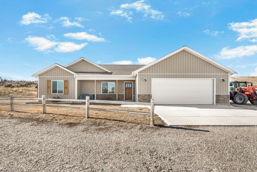 Bring your horses and settle into this peaceful Idaho retreat in scenic March Valley. Tucked along a quiet country road, this fully fenced 10-acre property offers privacy, wide-open space, and sweeping mountain views. Five acres are planted in mixed grass/alfalfa, with five additional acres ideal for horse pasture. The property includes valuable irrigation water rights, making it well-suited for equestrian or agricultural use.The newly built 3-bed, 2-bath home features high-end finishes, triple-pane windows, and a cozy pellet stove. A 30x40 insulated shop with hot water and a 14 RV door adds incredible versatility. Farm equipment may be available--ask agent. If you've been searching for space to breathe, room to grow, and a property that captures everything Idaho living is known for, this is the one.