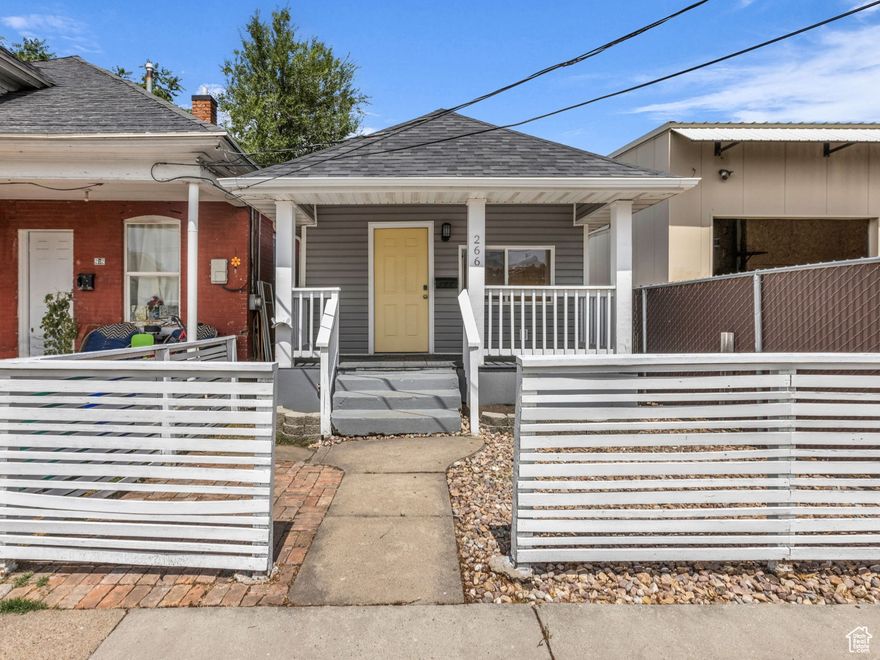 Charming, move-in ready bungalow in the heart of Ogden! Featuring an assumable loan at just 2.75%, this home offers incredible value. Recent upgrades include a new roof, furnace, and water heater. The fully fenced backyard provides privacy, gated RV parking, and alley access for additional parking. All appliances, including washer and dryer, are included making this home completely turnkey. Contact us to learn more about the assumable loan.  Square footage provided as a courtesy from county records. Buyer to verify all information, including measurements.