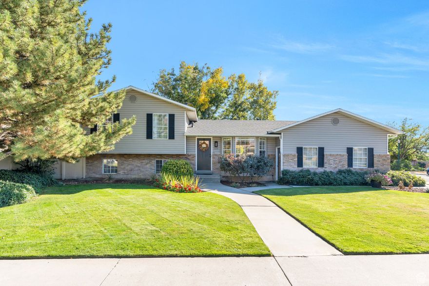Located in Orem's Cascade neighborhood, this home sits on a quiet cul-de-sac surrounded by mature trees and quality homes. The area is known for its affordability, walkable streets, and quick access to shopping at University Place Mall, The Shops at Riverwoods, and everyday essentials. Parks, trails, UVU, BYU, dining, and entertainment are all minutes away, with schools and health facilities close by. The home itself has been recently remodeled and is in excellent condition. The kitchen features a 10' quartz island, two-tone cabinets, farmhouse sink, stainless steel appliances, and a walk-in pantry. The floor plan offers generous space, storage throughout, and a basement room ready to be finished into a bedroom, office, or additional living area. Enjoy a spacious, privately fenced yard with a deck, outdoor lighting, and mature landscaping-perfect for pets and gatherings. Updates include a new roof, downspouts, water heater, added attic insulation, and permanent Gobe exterior lighting. This home offers a prime location, modern updates, and plenty of space inside and out. Square footage figures are provided as a courtesy estimate only and were obtained from Cubicasa Scan. Buyer is advised to obtain an independent measurement.