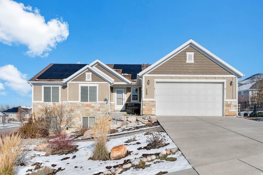 Beautiful, well-maintained home in a desirable Hyde Park neighborhood. South-facing orientation provides excellent natural light and helps keep snow melted in winter. Home includes a solar panel system with an average monthly power bill of approximately $20. Property offers fantastic views of both sunrises and sunsets.  Key Features:  South-facing home with seasonal snow-melt advantages  Solar panels included, with inverter to add battery pack; with average     monthly power bill around $20  Fantastic sunrise and sunset views  Quiet, established neighborhood  Bright, naturally lit interior spaces  Programmable exterior lights on the front and west side of the home  Above ground swimming pool.   Short term leasing (less than 30 days) is allowed in this subdivision.  This property qualifies for USDA 100% loan (no down payment).   Convenient access to local parks, schools, and recreation