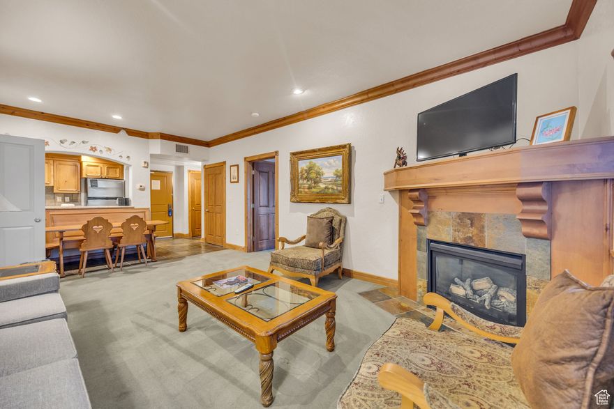 PRICE REDUCED!  BEST LOCATION!   Seize this 2-bed, 2-bath condo at Zermatt Resort for $390,000. Built 2004, unit #1012 offers open living with fireplace, equipped kitchen, ensuite primary, and direct pool access. Approved for nightly/long-term rentals-prime for income generation or personal use. Resort perks: pools, tennis, mini golf, spa, fitness, dining. Near Deer Valley, golf, Deer Creek Reservoir, Park City. Ideal for investors seeking Wasatch Mountain returns. Buyer advised to verify all information.