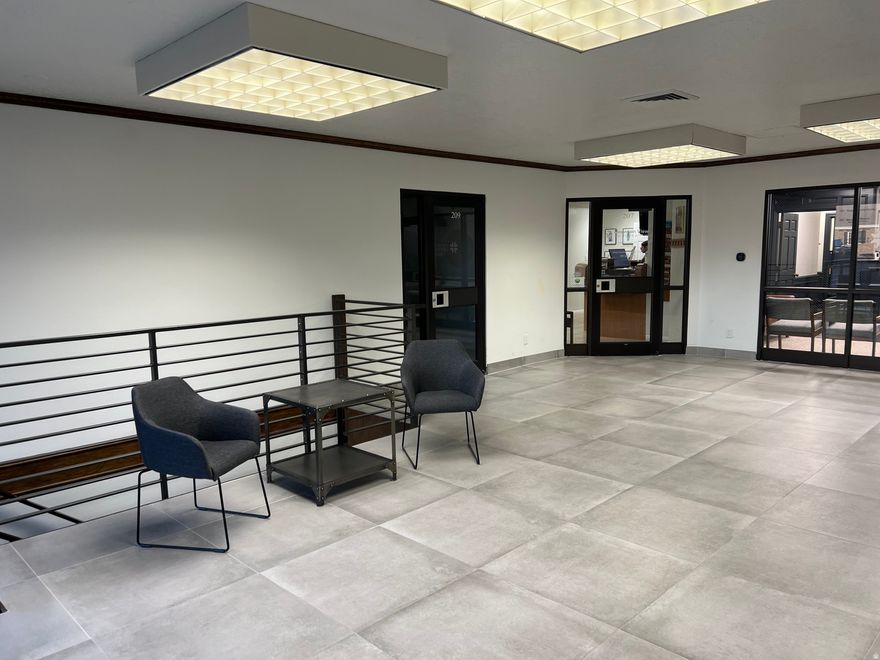Available NOW!  Professional office space for lease! Right on State Street and 200 North in Orem In a building with 4 other medical offices. The space has 3 Offices, Reception area & Lobby area. Bathrooms and break room in the basement, monument Signage on State Street with estimated 46,617 Annual Average Daily Traffic. Office space updated in 2026, Lobby & other areas updated in 2022. Lots of parking in the parking lot. Formerly an optometrist office. Lease is $2,200 per month plus electric and gas.