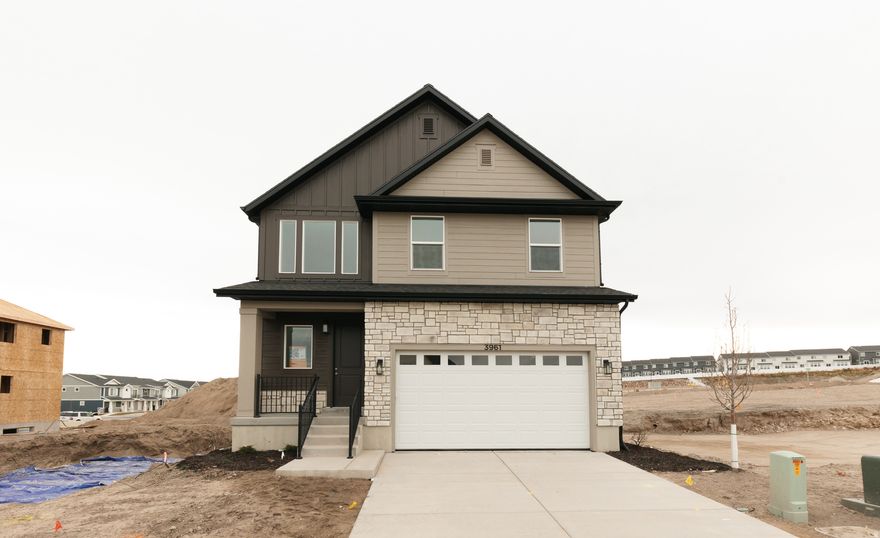 Welcome to your brand-new single-family home at River Point - where modern design meets comfort and functionality. With an open-concept layout perfect for everyday living and entertaining, this thoughtfully designed space offers both style and convenience. Enjoy the privacy of your own home while staying close to everything Lehi has to offer. As part of this vibrant new community, you'll love amenities like a clubhouse with a gym, a spacious pool, and a playground. Reach out today to learn more or schedule your visit! (JORDAN LOT 457)