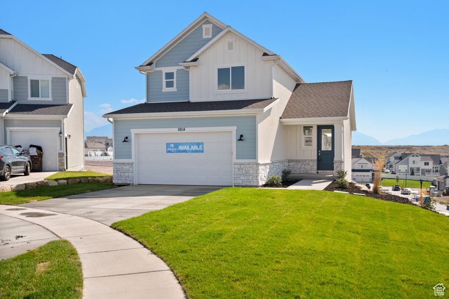 PRICE REDUCED!  Just completed and gorgeous!  This Riverside is a beautiful 2-story plan, featuring 3 finished bedrooms and 2.5 baths, 2-car garage, with the possibility of finishing an additional bedroom or two, and a full bath in the basement. This home includes a walkout basement entrance, with plumbing for an ADU (for basement kitchen sink and laundry). The laundry room and all 3 finished bedrooms are located upstairs for privacy and convenience, and you'll love the 9' ceilings on the main floor. This home includes a number of upgrades, including but not limited to 9' main floor ceilings, walk-in pantry, beautiful flooring throughout (carpet, LVP), white kitchen and bathroom cabinets, granite countertops, and stainless steel appliances. NO HOA!! Current incentive is up to 3% of the purchase price towards closing costs or rate buydown, when using builder's preferred lender.  Contact agent for details. Supra keybox on the front door.