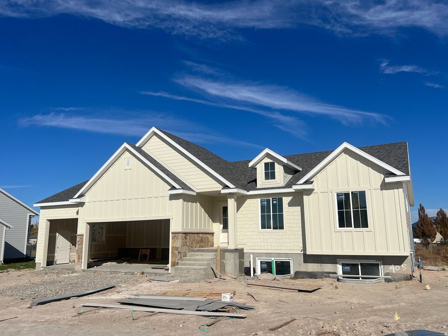 New Construction only 30 days from completion. Very nice Cul de sac lot, south facing Rambler. Many upgrades included! 3 car garage, over sized master bath, upgraded flooring, new schools, highway access.