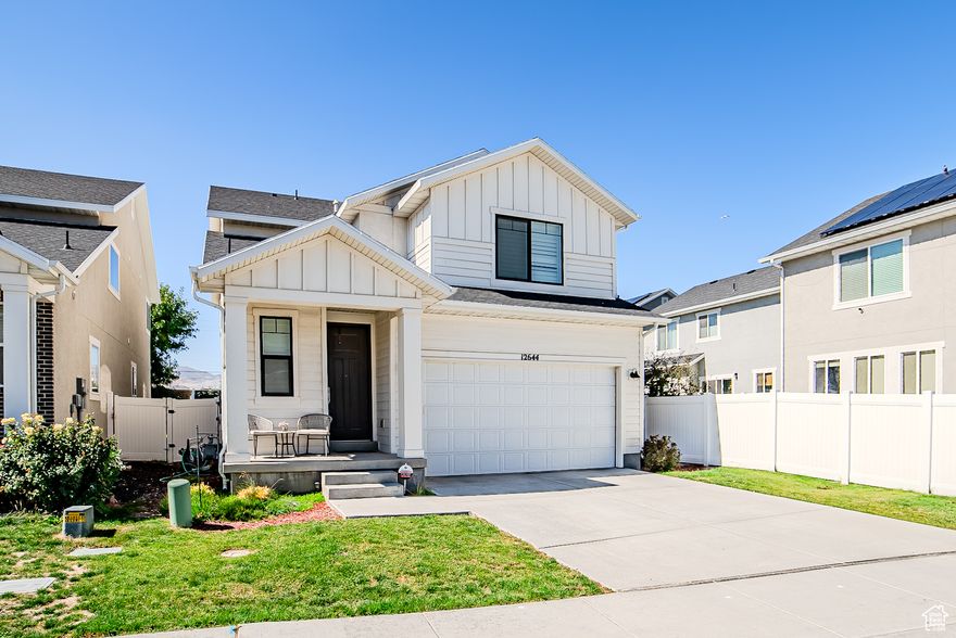 Open & Spacious Floor Plan  Fully Finished! This beautiful home features granite countertops, 42" white cabinets, plantation shutters, and generously sized bedrooms, including an impressive primary closet. Enjoy added privacy with no back neighbors! Located in a prime area close to shopping, dining, movie theaters, Bangerter Highway, and just minutes from I-15 and Mountain View Corridor. Priced to sell  don't miss this one!