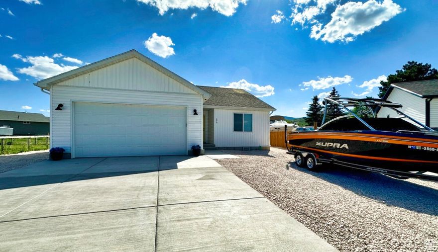 Welcome to 379 N Sunrise Dr - a beautiful finished 3 bed, 2 bath home in the heart of Garden City, just a short walk to shops, restaurants, and the shores of Bear Lake. Built in 2024, this 1,200 sq ft home is fully landscaped, fully fenced, and designed for maximum rental appeal. Outside, you'll find plenty of parking for boats and trailers, making it the perfect summer basecamp. Inside, the home offers modern finishes, open-concept living, and all the comforts guests or owners could want. This property is a proven Airbnb performer, rented out the entire summer season. Whether you're looking for a turnkey investment or a vacation ready retreat of your own, this home is ready to go.