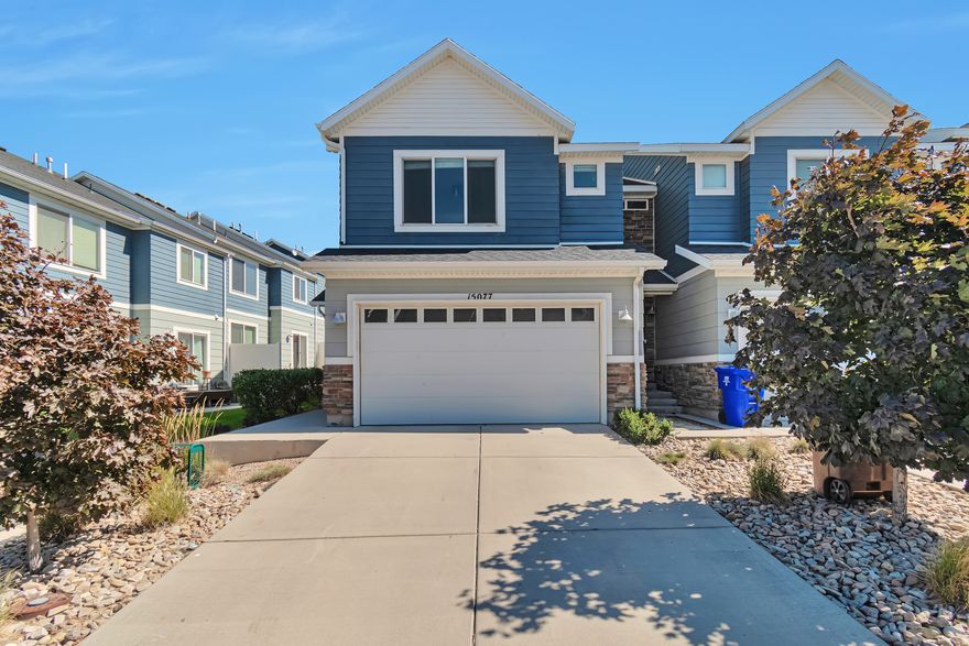 Bright, open, and move-in ready-this beautifully maintained end-unit townhome offers exceptional natural light and a welcoming, airy layout. The modern kitchen features granite countertops, stainless steel appliances, and plenty of cabinet space, flowing seamlessly into the main living area-ideal for entertaining or everyday comfort.  The finished basement adds incredible versatility, complete with a second family room, full bathroom, and the option to use it as a fourth bedroom. Upstairs, spacious bedrooms with thoughtful storage provide plenty of room for family and guests. Basement is wired for surround sound with ceiling speakers  Location is everything! Enjoy easy access to I15 for commuting across Salt Lake and Utah Counties, plus the vibrant Independence community amenities. Take advantage of multiple playgrounds, or stroll to Independence Park with its splash pad, picnic areas, pickleball courts, and miles of walking, biking, and hiking trails. Living here means comfort, convenience, and an active lifestyle right at your doorstep.  Square footage figures are estimates from county records; buyers are encouraged to verify independently.